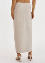 LAMARQUE ABIA LOW WAIST LEATHER MAXI SKIRT