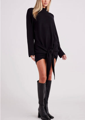 SNDYS KNITTED KNOT MINI DRESS FALL 24