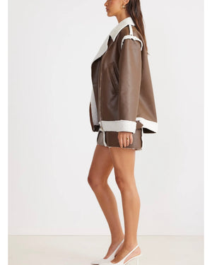 SNDYS OVERSIZED BIKER JACKET FALL 24