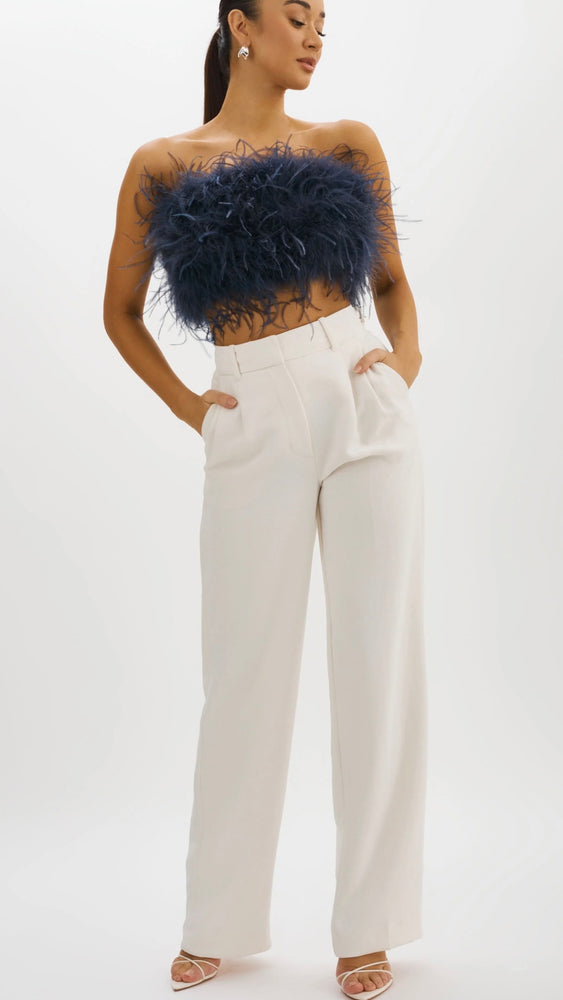 ZAINA | FEATHER BUSTIER BY LA MARQUE FALL 23