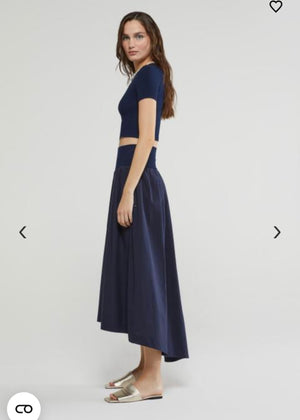 POPLIN LONG SKIRT WITH POCKETS BY OTTOD’AME SPRING 24