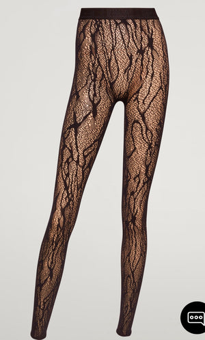 
            
                Load image into Gallery viewer, SNAKE LACE TIGHTS LEGGING BY WOLFORD FALL 23
            
        