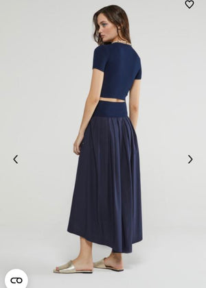 POPLIN LONG SKIRT WITH POCKETS BY OTTOD’AME SPRING 24