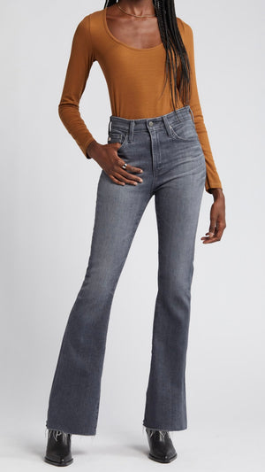 
            
                Load image into Gallery viewer, FARRAH RAW HEM HIGH WAIST BOOT CUT JEANS-14 YR ALBANY BY AG JEANS FALL 23
            
        