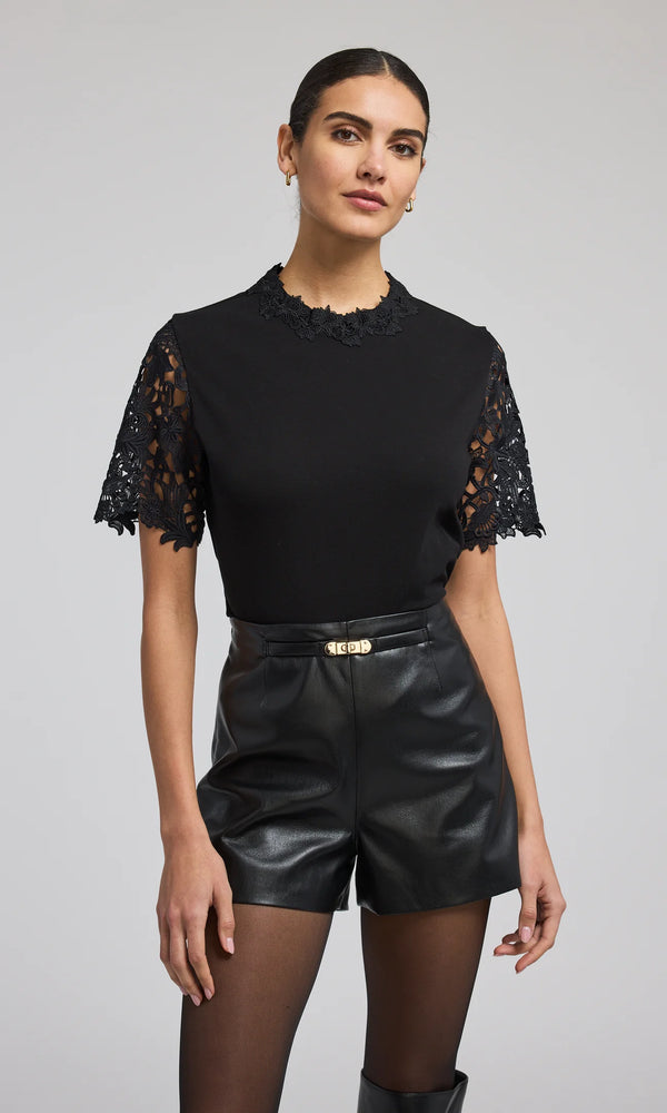 RAMONA LACE COMBO TOP BY GENERATION LOVE FALL 24 HOLIDAY