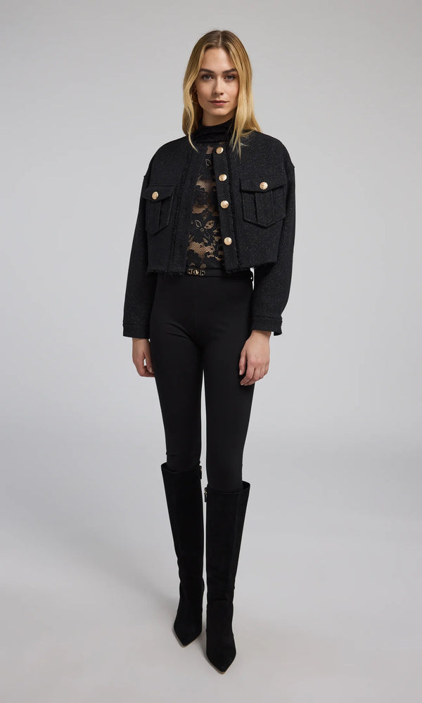 EMILLE TWEED BLAZER BY GENERATION LOVE FALL 24 HOLIDAY