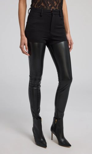 PETRA VEGAN LEATHER PONTE PANT BY GENERATION LOVE FALL 24