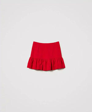 MINI SKIRT WITH FLOUNCE BY TWIN SET FALL 24