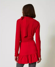MINI SKIRT WITH FLOUNCE BY TWIN SET FALL 25