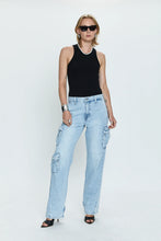 PISTOLA BOBBIE UTILITY MID RISE LOOSE STRAIGHT CARGO JEANS