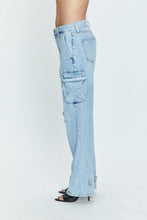 PISTOLA BOBBIE UTILITY MID RISE LOOSE STRAIGHT CARGO JEANS