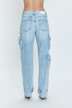PISTOLA BOBBIE UTILITY MID RISE LOOSE STRAIGHT CARGO JEANS