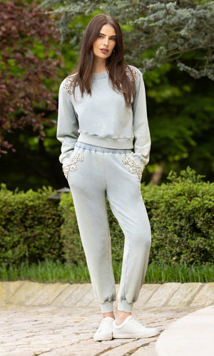JULIE CRYSTAL PATCH SWEAT SHIRT BY GENERATION LOVE FALL 25