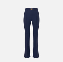 ELISABETTA FRANCHI STRAIGHT STRETCH CREPE TROUSERS