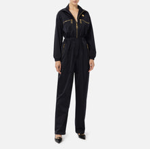 CARGO JUMPSUIT IN TECHNICAL NYLON BY ELISABETTA FRANCHI FALL 25