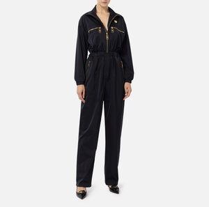 CARGO JUMPSUIT IN TECHNICAL NYLON BY ELISABETTA FRANCHI FALL 24