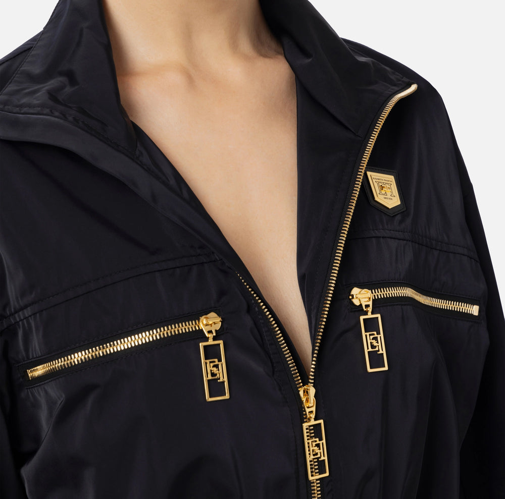 CARGO JUMPSUIT IN TECHNICAL NYLON BY ELISABETTA FRANCHI FALL 24