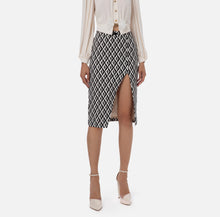 CREPE CALF LENGTH SKIRT BY ELISABETTA FRANCHI SPRING 24