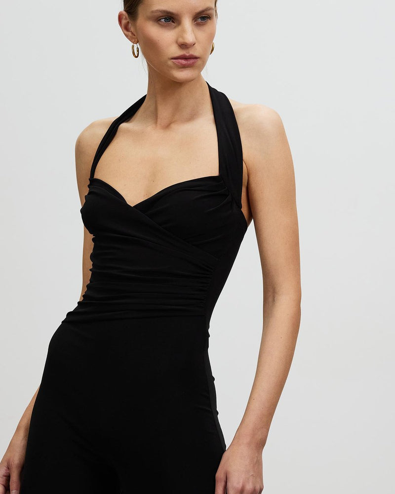 
            
                Load image into Gallery viewer, CAYLA STRAIGHT LEG JUMPSUIT BY NORMA KAMALI FALL 23 HOLIDAY
            
        