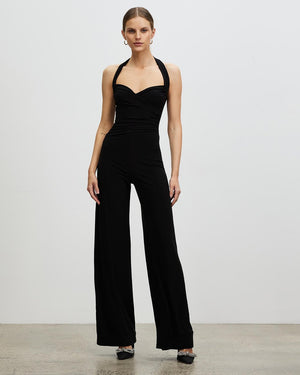 
            
                Load image into Gallery viewer, CAYLA STRAIGHT LEG JUMPSUIT BY NORMA KAMALI FALL 23 HOLIDAY
            
        