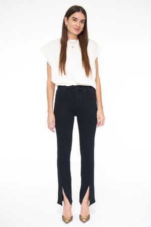 TEAGAN HIGH RISE VENTED STRAIGHT PANT BY PISTOLA FALL 23 HOLIDAY