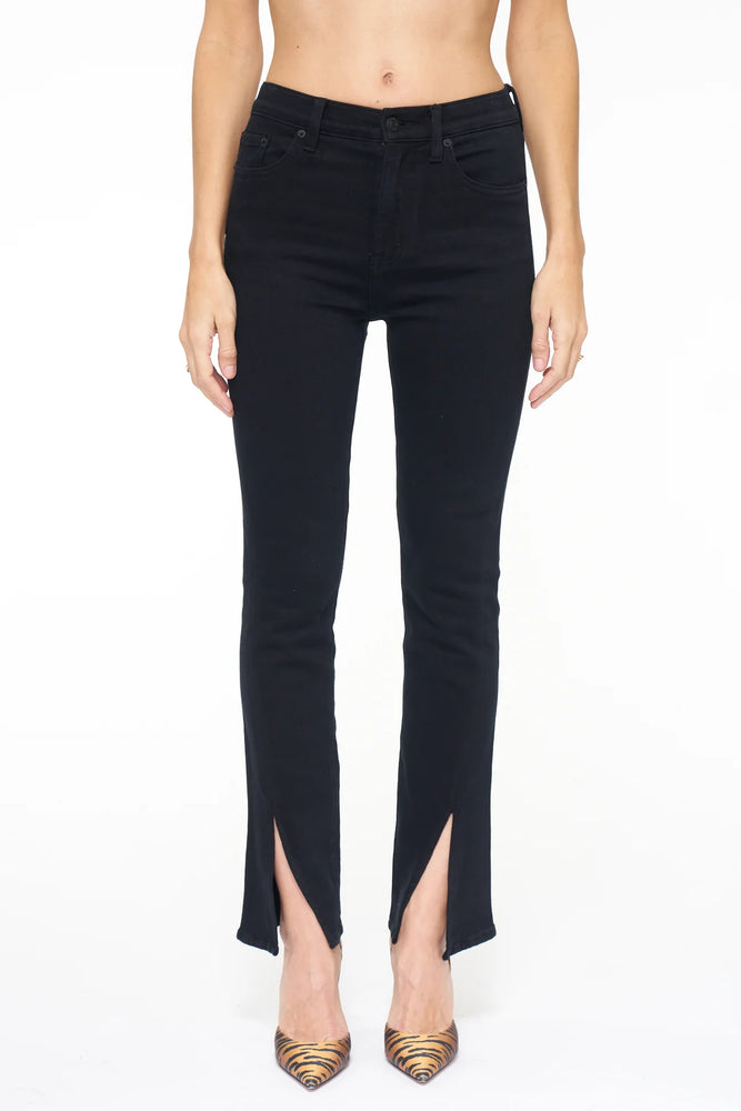 TEAGAN HIGH RISE VENTED STRAIGHT PANT BY PISTOLA FALL 23 HOLIDAY