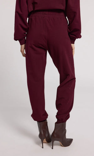 RUEL COMPACT CRYSTAL SWEATPANT FALL 24 HOLIDAY