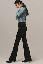 ALEXXIS HIGH RISE BOOT IN BLACK VELVET BY AG FALL 25