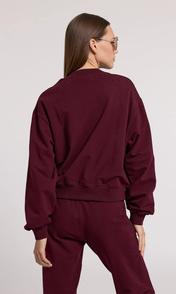 COLBY COMPACT CRYSTAL SWEATSHIRT FALL 24 HOLIDAY