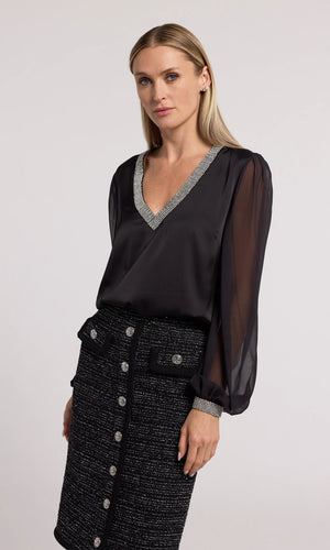 CARINA CRYSTAL BLOUSE FALL 24 HOLIDAY