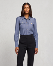 GENERATION LOVE ALLURE STRIPED POPLIN SHIRT