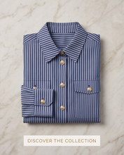 GENERATION LOVE ALLURE STRIPED POPLIN SHIRT