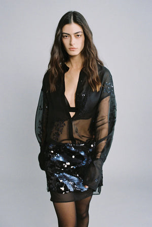 SPARKLE SHIRT BY SABINA MUSAYEV FALL 24