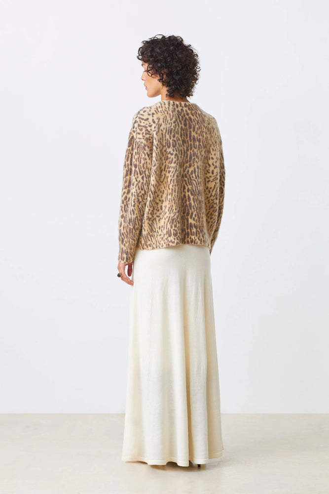 PLEOLI LEOPARD PRINT SWEATER JUMPER BY SUNCOO FALL 25
