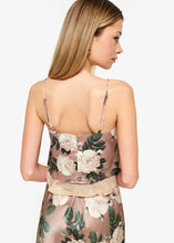 CAMI NYC MALAGA CROPPED GARDENIA CAMISOLE