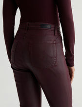 AG JEANS MARI LEATHERETTE SLIM STRAIGHT JEANS
