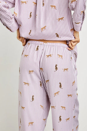 LUNA ROSE STRIPED CATS PYJAMAS FALL 24 HOLIDAY