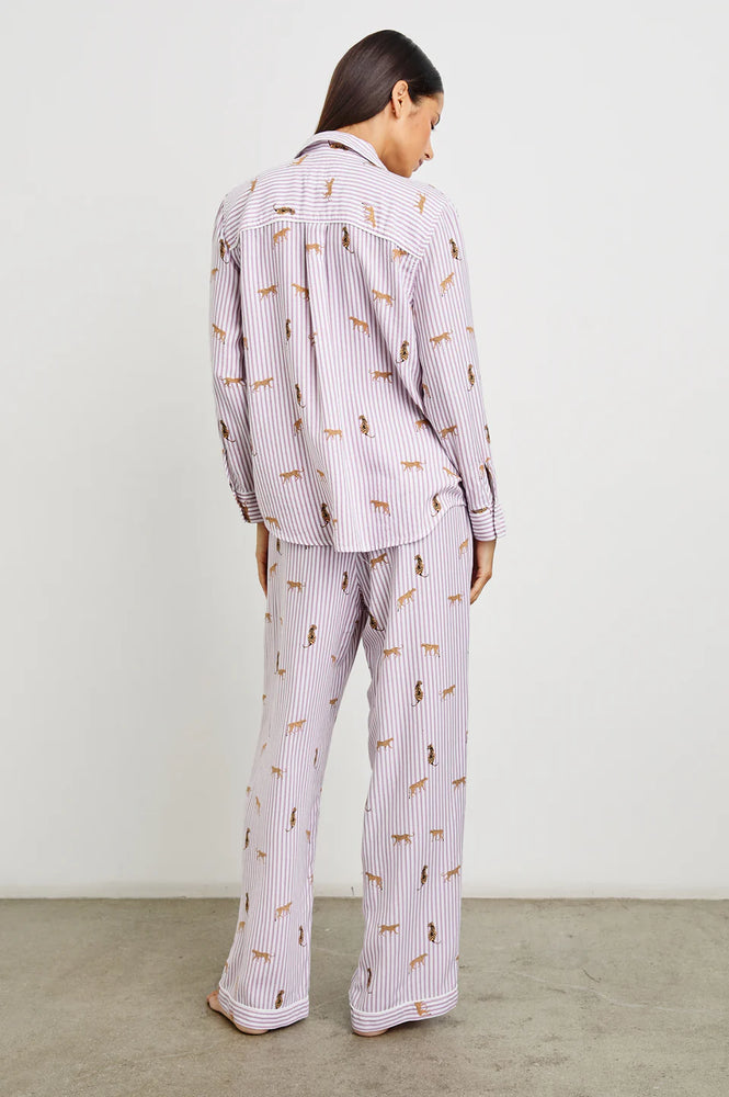 LUNA ROSE STRIPED CATS PYJAMAS FALL 24 HOLIDAY