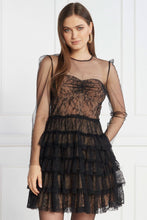TWIN SET COCKTAIL BLACK DRESS