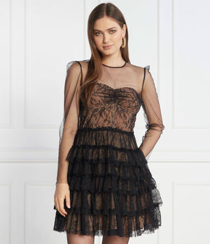 COCKTAIL BLACK DRESS BY TWIN SET FALL 23 HOLIDAY