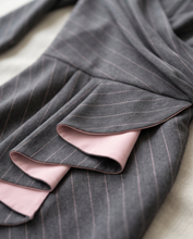 CHIARA BONI ARIANE PINSTRIPE DRESS