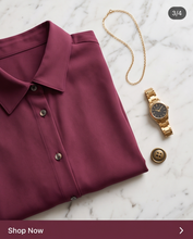 CAMICETTA SNOB BREZZA SHIRT IN BURGUNDY