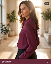 CAMICETTA SNOB BREZZA SHIRT IN BURGUNDY