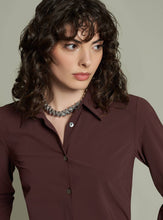 CAMICETTA SNOB BREZZA SHIRT IN BURGUNDY