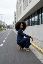 NORMEET NAVY 2 PC SUIT