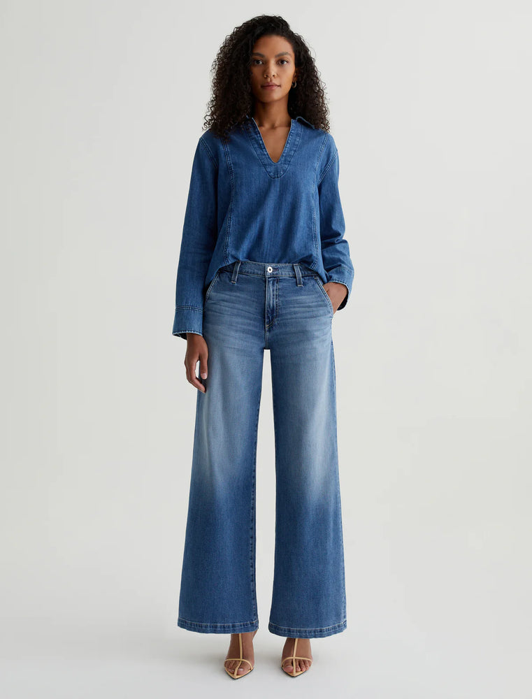 STELLA LOW SLUNG PALAZZO BY AG DENIM SPRING 25