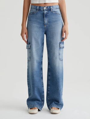 
            
                Load image into Gallery viewer, GATINA WIDE LEG CARGO BY AG JEANS SPRING 24
            
        