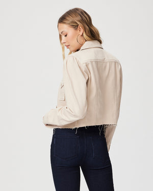 CROPPED PACEY DENIM JACKET BY PAIGE SPRING 24