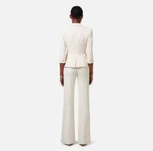 ELISABETTA FRANCHI DOUBLE BREASTED CREPE BLAZER