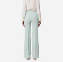 ELISABETTA FRANCHI STRETCH CREPE PALAZZO TROUSERS